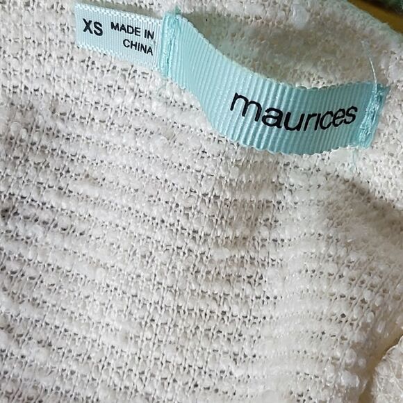 Maurices White Sprinkle women's Sweater - Picture 7 of 7